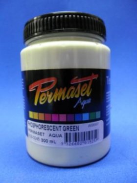 Permaset Phosphorescent Green (glow in the dark)