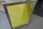 690mm x 890mm 2nd Hand Frame with brand New Yellow Mesh