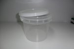 1 ltr plastic pail with tamper proof lids "10 pack"