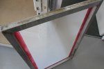 500mm x 600mm 2nd hand frames with new white mesh