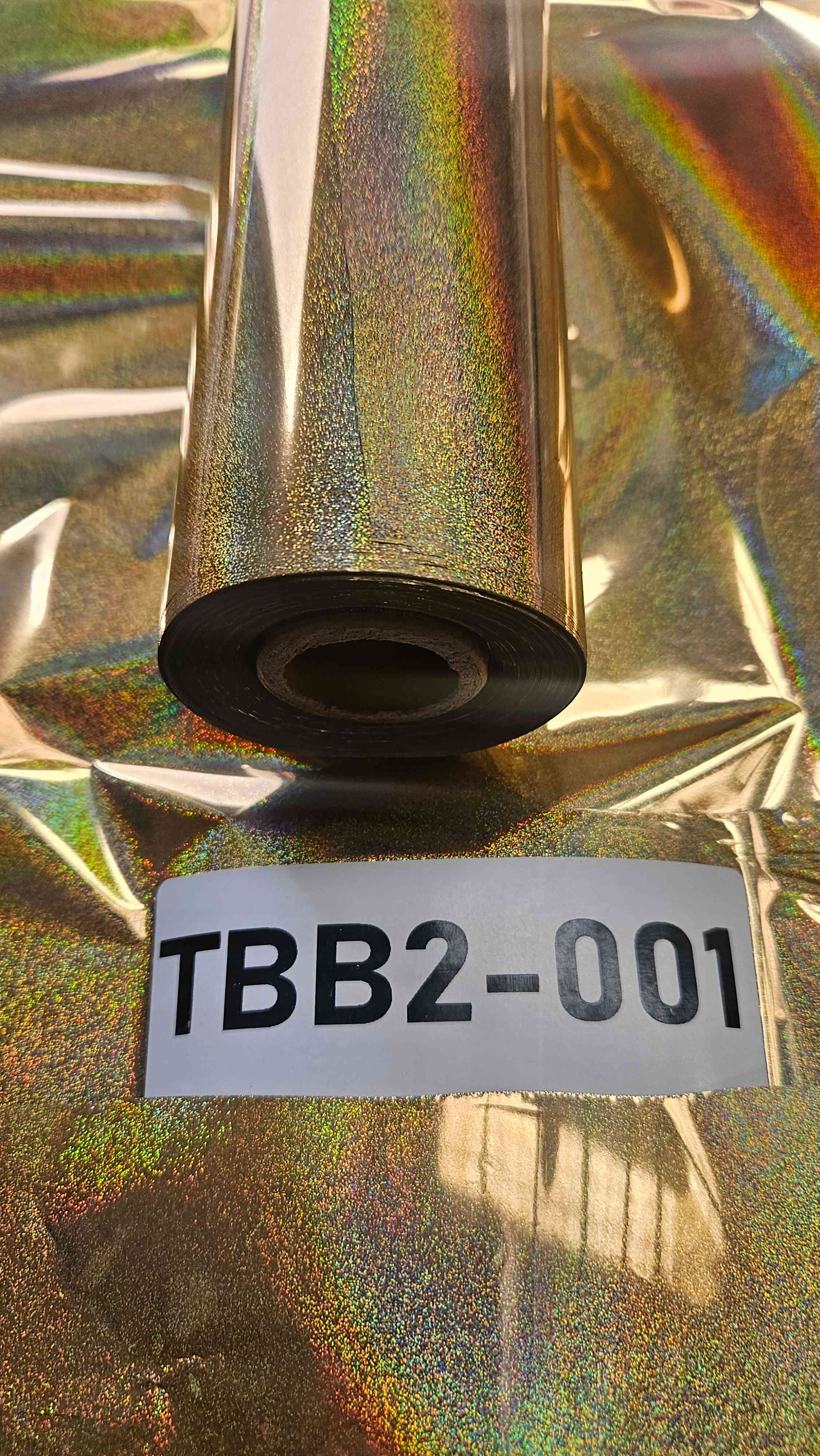 (image for) FOIL HOLOGRAPHIC GOLD SPECKLE TBB2-001