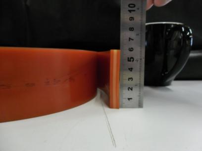 60mm x 9mm 65 Shore (Soft) Triple Red 3.7m ROLL